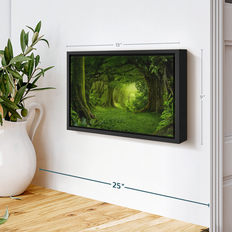 «Mossy Green Forest», reproduction sur toile, H 9 po x l 13 po