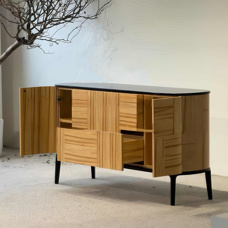 Retro and minimalist style sideboard