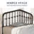 Verena Metal Platform Spindle Bed, No Box Spring Needed-281223320