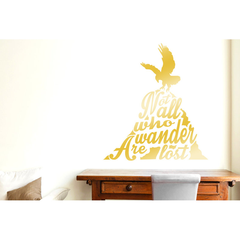 Wall Decal, Shiny Gold