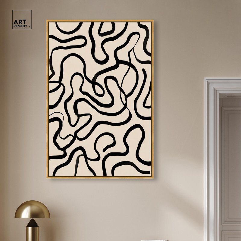 "Path of a Thought II", reproduction d'art sur toile par Art Remedy, cadre doré, 30 x 45, H 46 po x l 31 po, Cadre doré