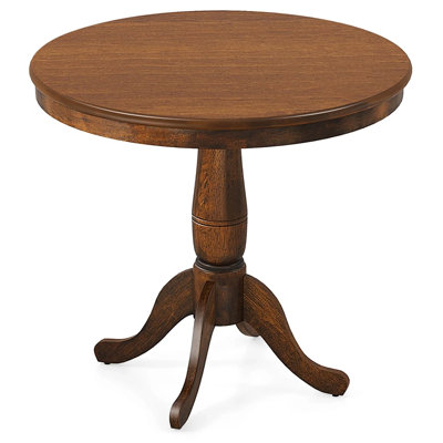 Hemmer Round Solid Wood Base Dining Table