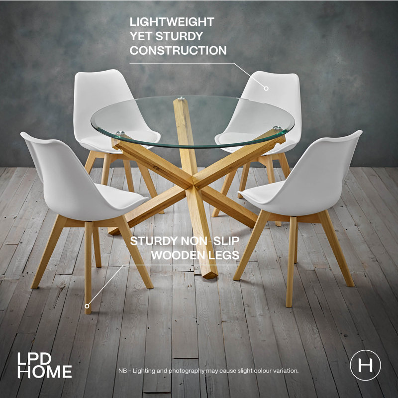 Saige Dining Chair, White