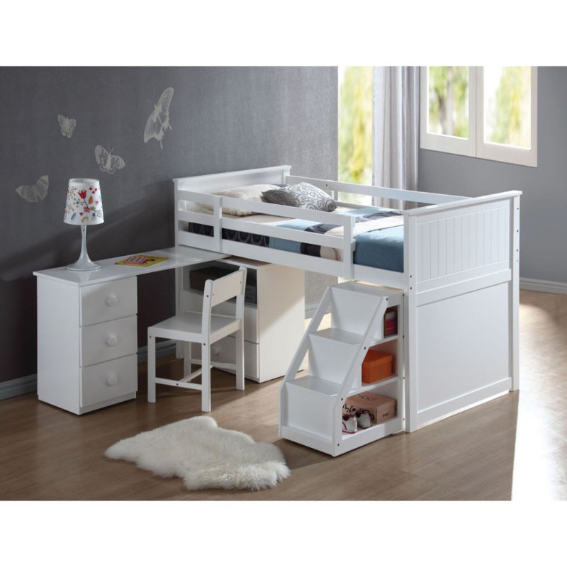 Kids Twin Loft Bed