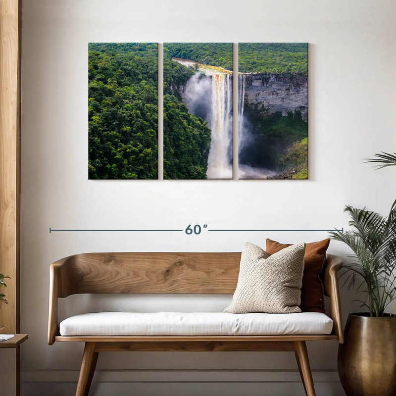 Alvord Kaieteur Falls, H 28 po x l 45 po