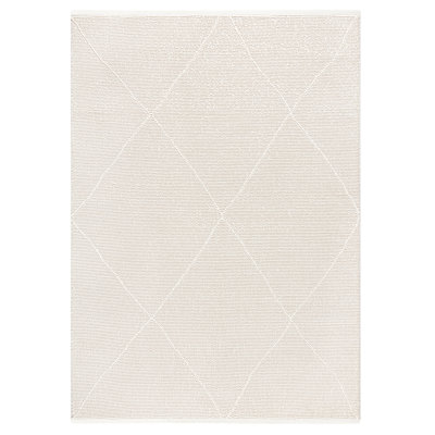 Tapis de couloir contemporain à losanges à texture pelucheuse haute / basse Tetta & Country Luxe Tretta