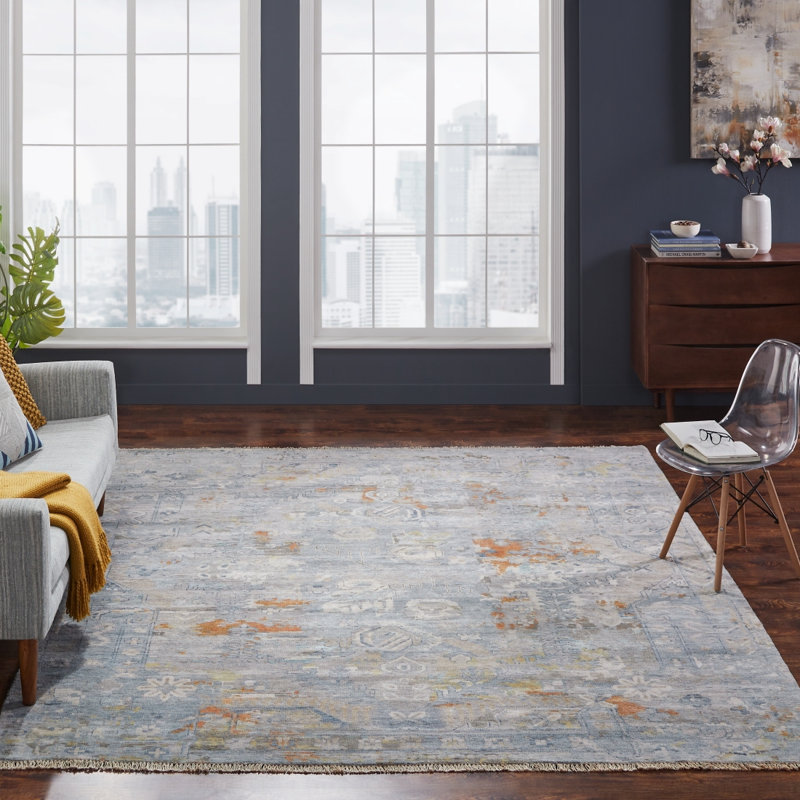 Heritage Revival Hand Knotted Area Rug, Rectangle 2' x 3'