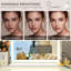 LED Vanity Mirror with Lights, 3 Colour Modes, Touch Control, USB Port, 58 x 46 cm