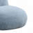 21.5"W Blue Chenille Deer-Shaped Kids Chair