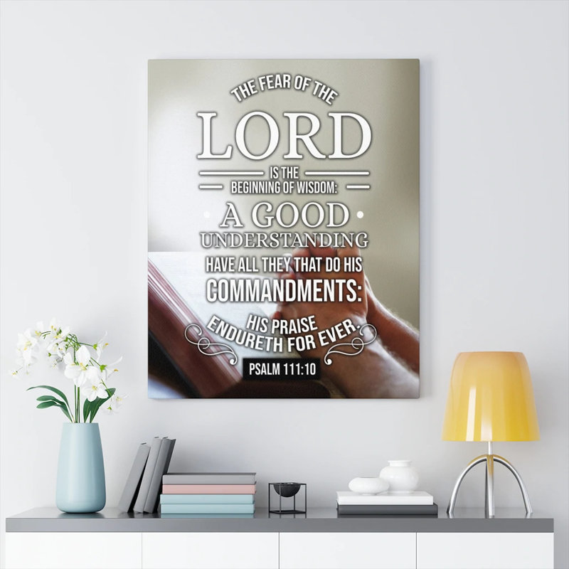 The Fear Of The Lord - Wrapped Canvas Print, 76cm H x 61cm W