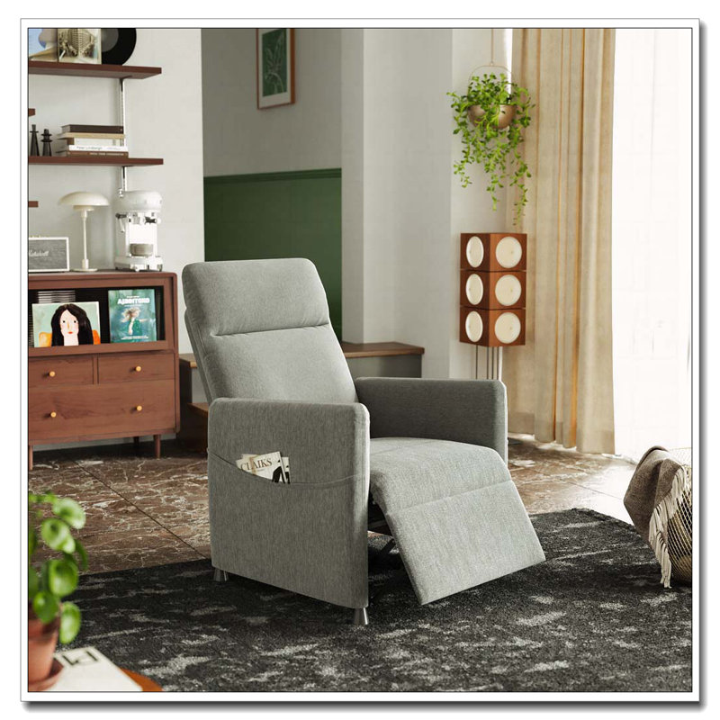 Power Recliner Chair, Light Grey
