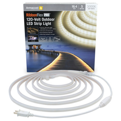 Outdoor 300 - Bulb 198'' Plug-in LED Rope String Light
