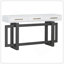 Console élégante avec trois tiroirs, table d'entrée très longue pour vestibule, couloir, salon, vestibule, couloir-423499410