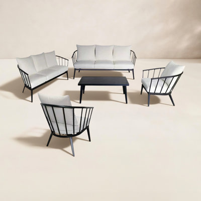 Serena 8-Person Sunbrella® Complete Patio Set