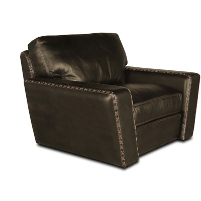 City Cowboy Leather Swivel Club Chair