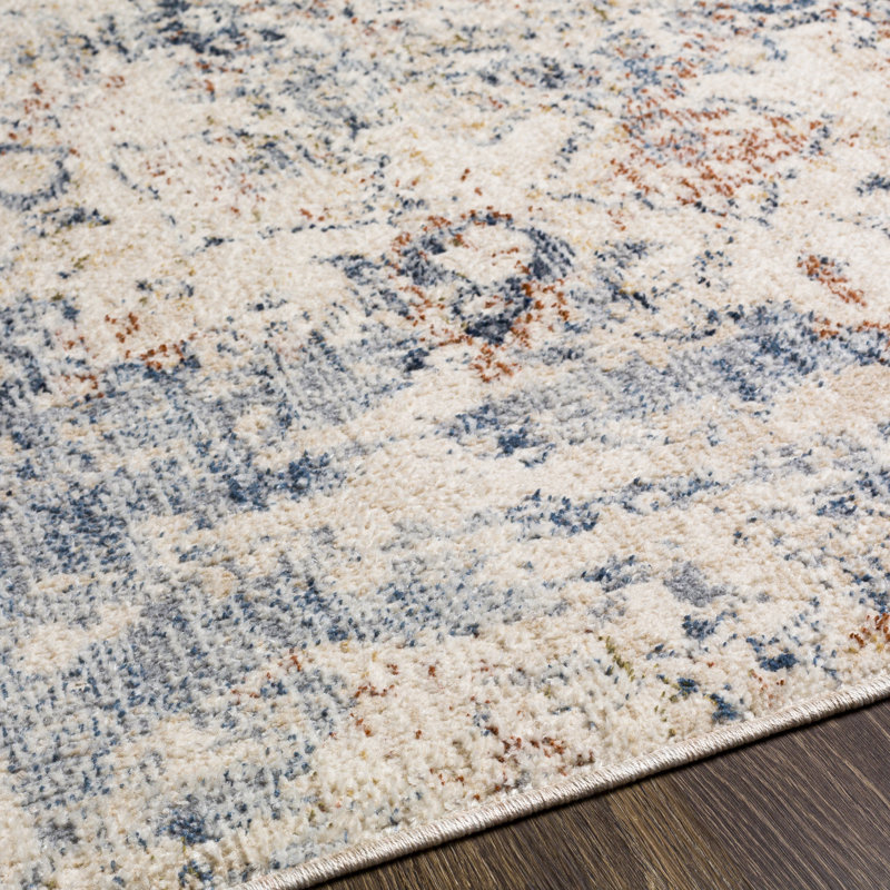 Hoisington Floral Indoor Rug, Round 7'8"
