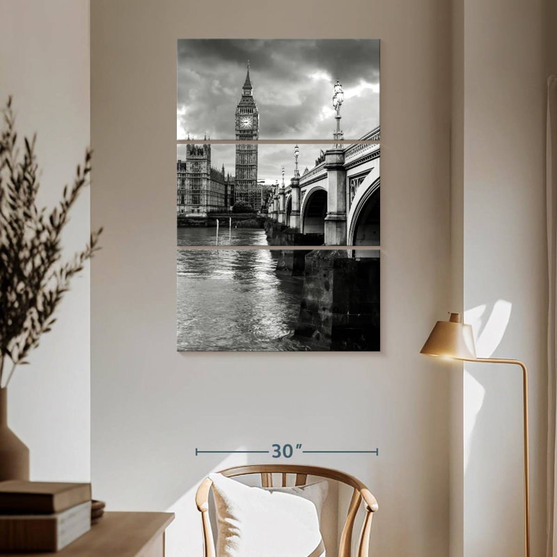 Nicci Big Ben, palais de Westminster III, H 65 po x l 42 po