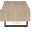 Table basse Mid-Century Modern Ash