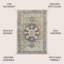 Tapis vert / brun clair / bleu Maris Ornate-779134025