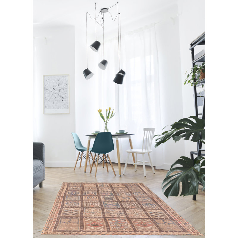 Tapis brun Antalya Vintage 6 pi 3 po x 10 pi 6 po