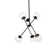 Machella 6 - Light Sputnik Modern Linear Chandelier