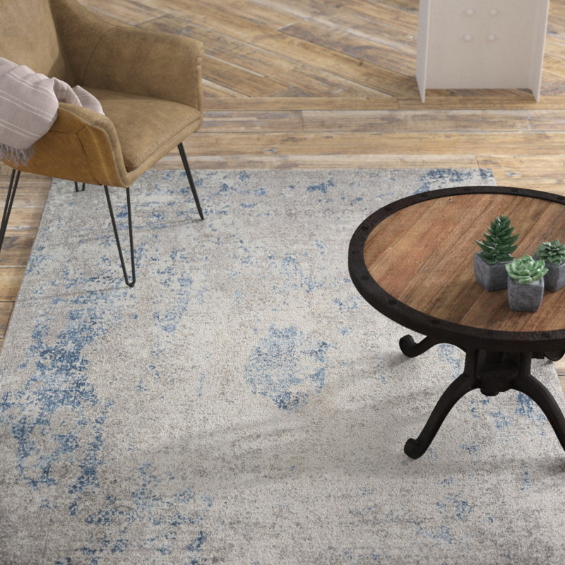 Jeffrey Viscose Abstract Indoor Rug, Runner 2'7" x 8'