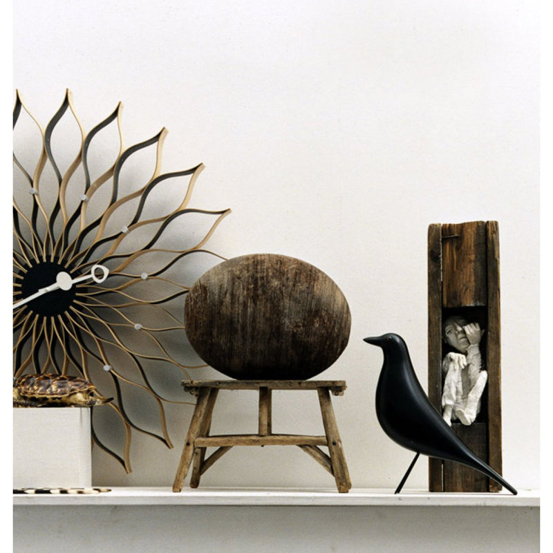 Figurine oiseau Fong, Noir