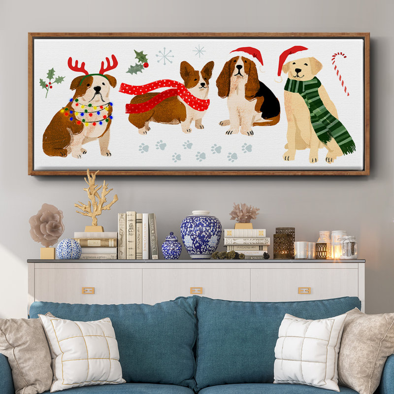 Collection Holidogs - toile encadrée