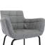 Joutel Modern Padded Bar Stools Metal‑Frame Counter Height Chairs Adjustable Floor‑Protective Foot‑Pads Bar Stools for Kitchen Home Bar-827747254