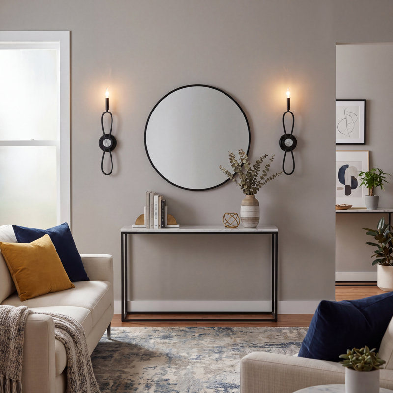 1-Light Wall Sconce in Matte Black, Matte Black