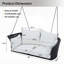 Balancelle suspendue en rotin pour 2 personnes-1688092692
