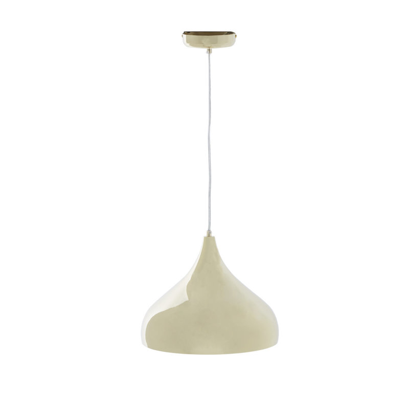 Romano 1 - Light Gold Dome Pendant