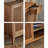 28 Pair Solid Wood Shoe Storage Cabinet