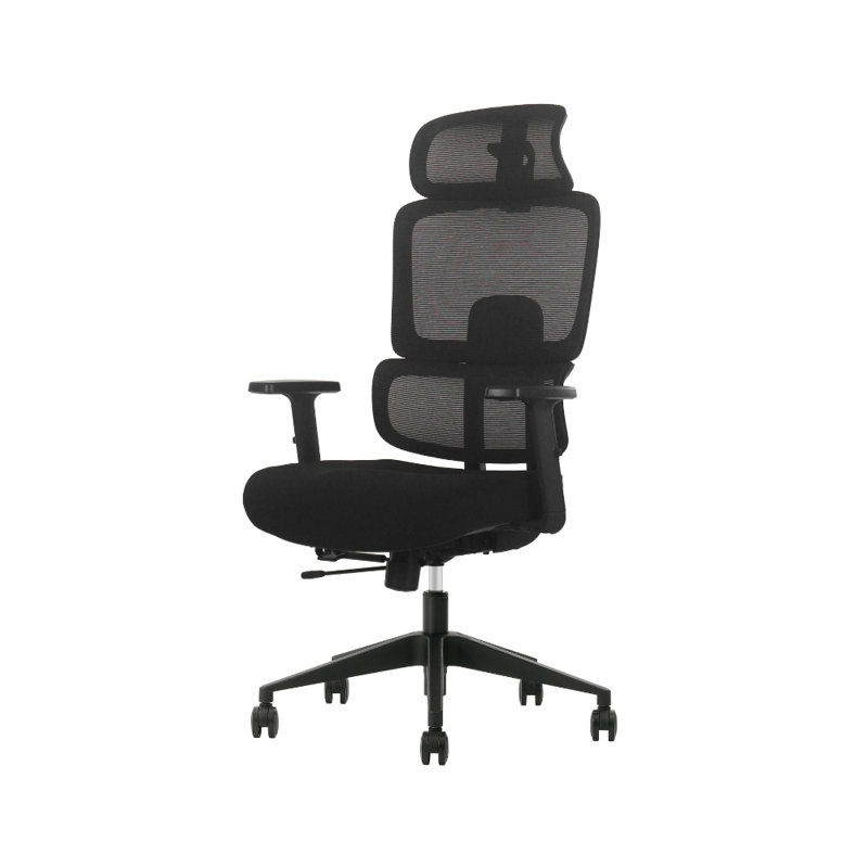 Chaise de bureau réglable en hauteur (foncée)