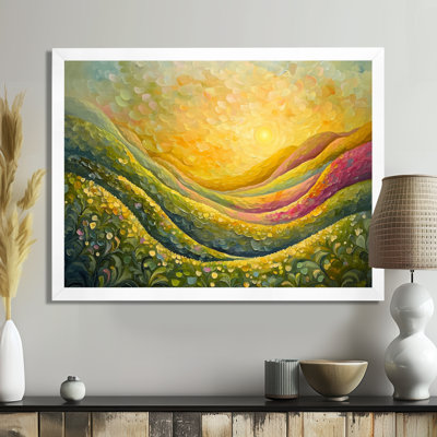 «Minimal Peaks Of Nature Abstract Landscape III - Minimalisme», reproduction sur toile