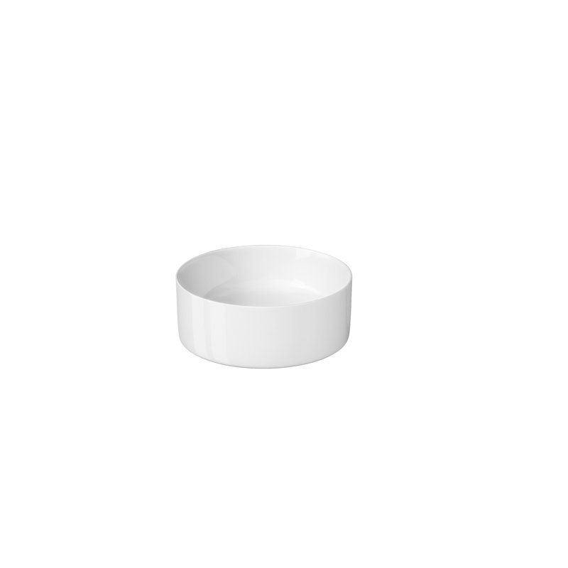 Cersanit 380mm L x 380mm W White Ceramic Circular Sink