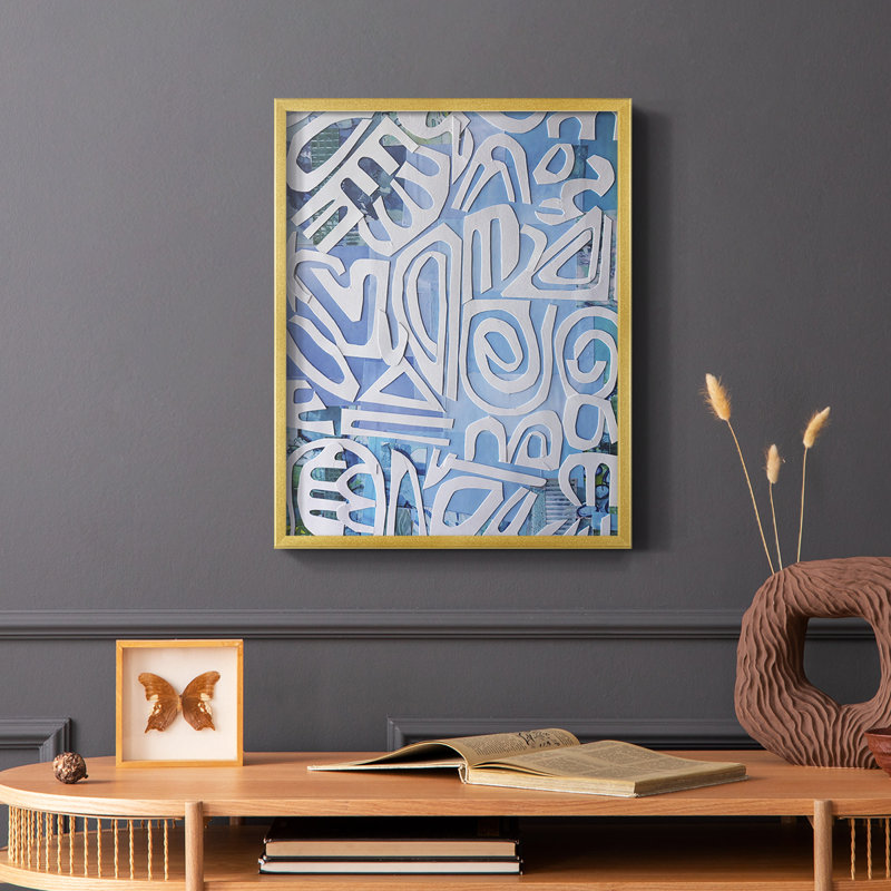 Santorini Framed Print - Solid Wood