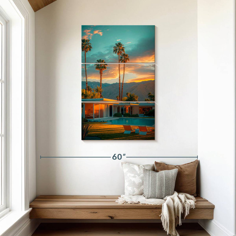 Lilie Palm Springs Golden Sunset, H 45 po x l 28 po