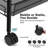 33.11'' H x 10.2'' W Utility Cart with Wheels