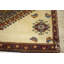 Tapis beige unique en laine noué à la main de style années 1970 de 2 pi x 2 pi 1 po Angelia