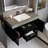Isenbert 39.4'' Single Bathroom Vanity with Faux Marble Top