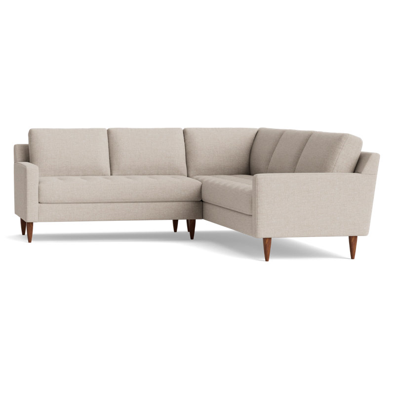 MCM Sectional, Right Hand Facing, Performance Weave - Natural