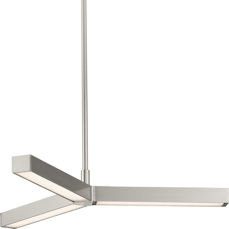 Farihah 3 - Light Dimmable LED Modern Linear Chandelier