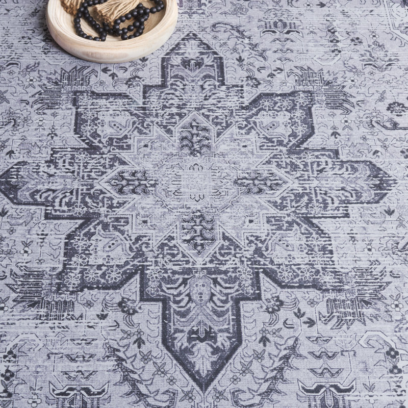 Tapis Shaelan avec envers antidérapant, Rectangle de 5 pi x 8 pi