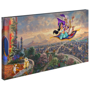 " Disneys Aladdin " by Thomas Kinkade Studios