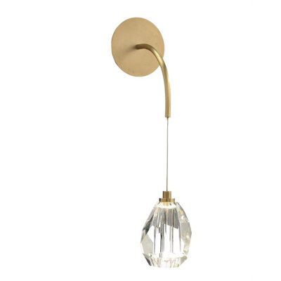 1 - Light LED Armed Sconce