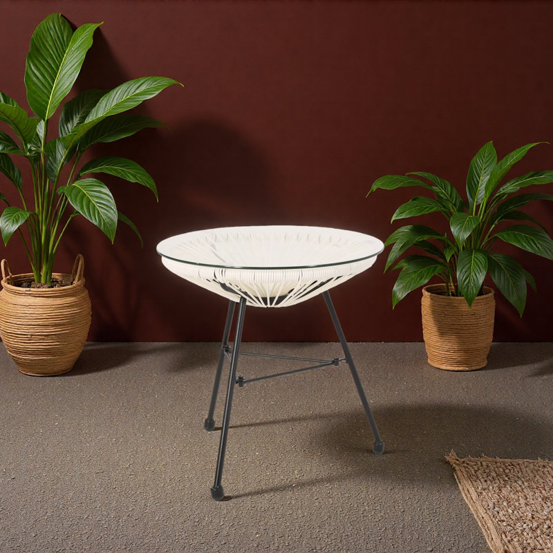 SIDE TABLE, White