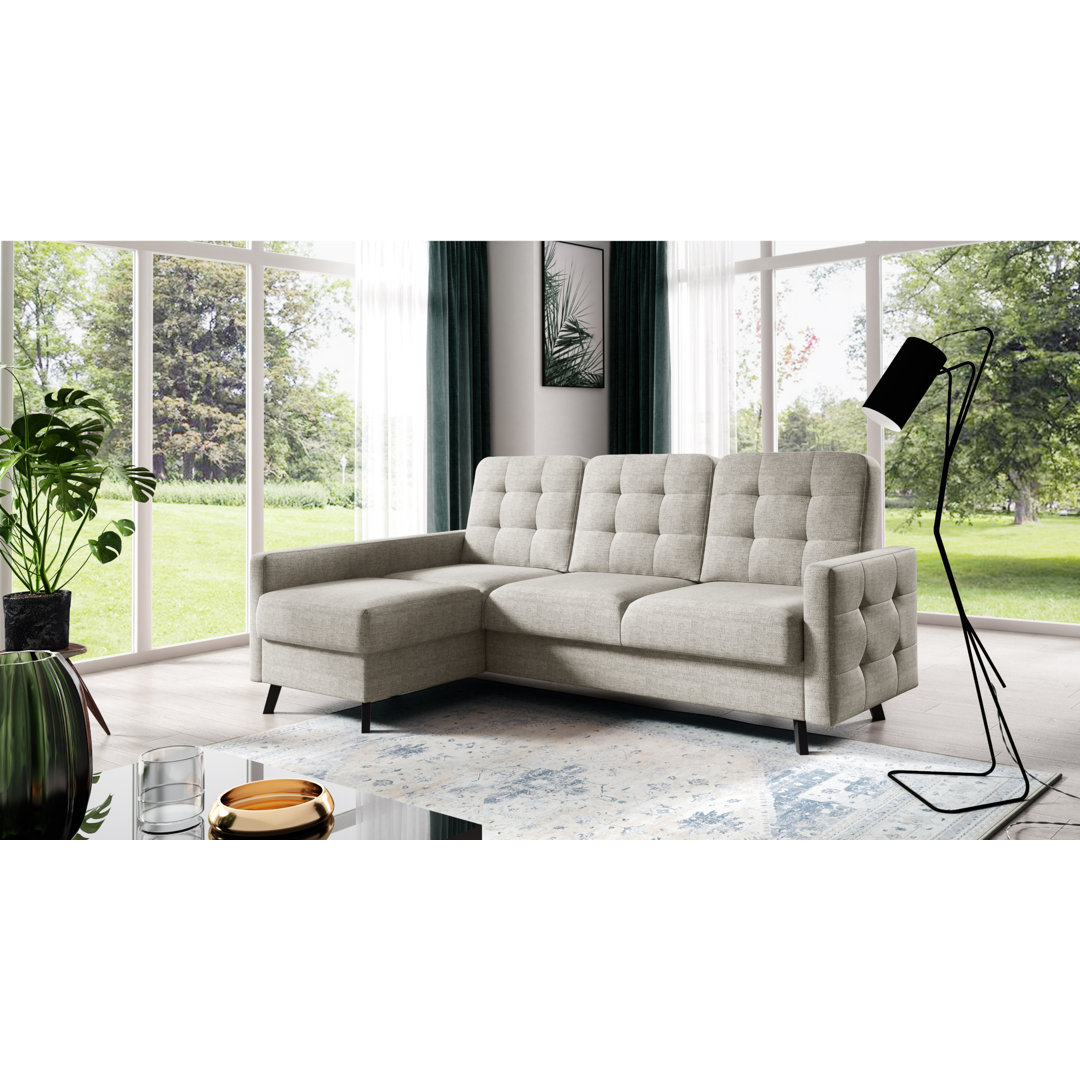 Ecksofa Garofalo mit Bettfunktion