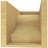 8"W x 16"D x 8"H Newport Rough Cedar Woodgrain TimberThane Corbel, Primed Tan-88292487