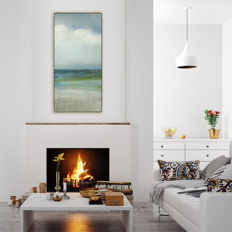 Breathe Easy III Painting by D'alessandro Leon, 64.5" H x 31.5" W, Image Gel Brush